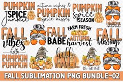 Fall Sublimation Bundle - Fall Sublimation - Pumpkin PNG Product Image 1