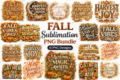 Fall sublimation, fall png bundle, autumn sublimation,autumn Product Image 1