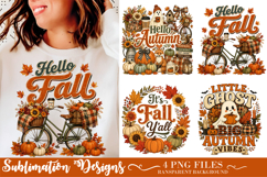 Fall Sublimation PNG Designs Product Image 1