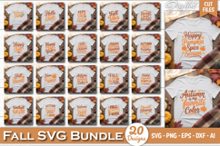Fall Mega SVG Bundle | Farmhouse Autumn Big SVG Bundle Product Image 17