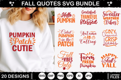Fall quotes SVG Bundle, Autumn SVG Bundle Product Image 1