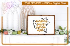 Pumpkins Lattes &amp; Flannel #fall - Fall SVG Design Product Image 2