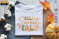 Fall Sweet Fall SVG File | Fall Retro SVG Product Image 1