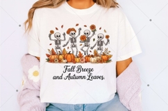 Fall PNG,Fall Breeze and Autumn Leaves,Skeleton png Product Image 8