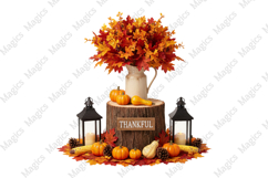 Fall Thanksgiving Graphics PNG Product Image 1
