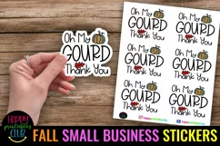 FALL - THANKSGIVING SMALL BUSINESS STICKERS