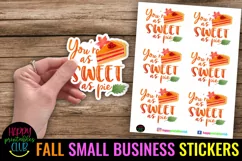 FALL - THANKSGIVING SMALL BUSINESS STICKERS