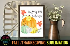 FALL THANKSGIVING SUBLIMATION DESIGN IDEAS