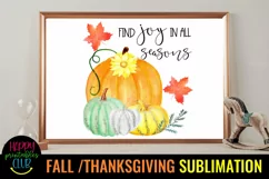 FALL THANKSGIVING SUBLIMATION DESIGN IDEAS