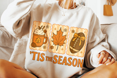 Tis The Season PNG, Football PNG, Fall PNG, Autumn PNG Product Image 3