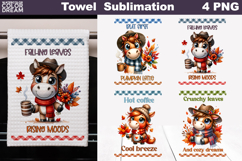 Fall Animals Coffee Towel Bundle| Autumn Quotes Kitchen Product Image 8