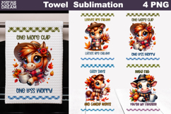Fall Animals Coffee Towel Bundle| Autumn Quotes Kitchen Product Image 10