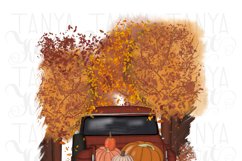 Autumn Design | Truck With Pumpkins Product Image 2