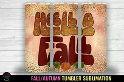 FALL TUMBLER SUBLIMATION I FALL TUMBLER WRAP I FALL AUTUMN TUMBLER PNG T