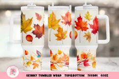 Fall floral Tumbler Wrap, 40 oz tumbler wrap, Fall floral Tumbler Wrap, Fall floral Png