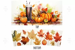 Fall floral Tumbler Wrap, 40 oz tumbler wrap, Fall floral Tumbler Wrap, Fall floral Png