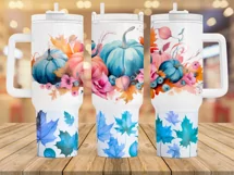 Fall floral Tumbler Wrap, 40 oz tumbler wrap, Fall floral Tumbler Wrap, Fall floral Png