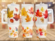 Fall floral Tumbler Wrap, 40 oz tumbler wrap, Fall floral Tumbler Wrap, Fall floral Png