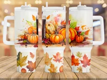 Fall floral Tumbler Wrap, 40 oz tumbler wrap, Fall floral Tumbler Wrap, Fall floral Png