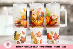 Fall floral Tumbler Wrap, 40 oz tumbler wrap, Fall floral Tumbler Wrap, Fall floral Png