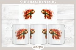 Fall Turtle Animal v3 Mug Wrap Sublimation Product Image 1