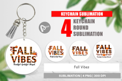 Fall Vibes Keychain Product Image 1