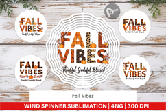 Fall Vibes Wind Spinner Product Image 1