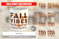 Fall Vibes Mug Wrap Product Image 1