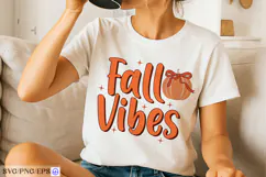 Fall Vibes SVG PNG Autumn Quote Cut File for Cricut Product Image 2