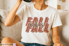 Fall Vibes Halloween SVG PNG Design Product Image 2