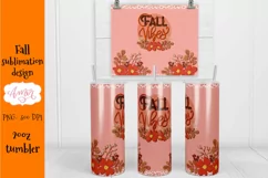 fall template for 20oz tumbler