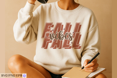 Fall Vibes Halloween SVG PNG Design Product Image 4