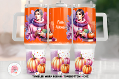 Autumn Tumbler Wrap, 40 oz tumbler wrap, Fall Tumbler Wrap, Fall Png