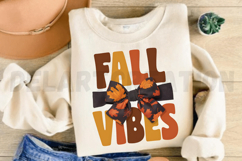 Fall Vibes Bow Sublimation PNG Product Image 2