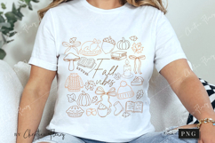 Doodle Fall Vibes PNG Product Image 3