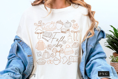 Doodle Fall Vibes PNG Product Image 5