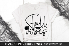 Fall vibes SVG - Pumpkin Design Product Image 1