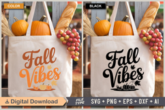 Fall Vibes SVG File | Fall SVG | Autumn SVG Product Image 2