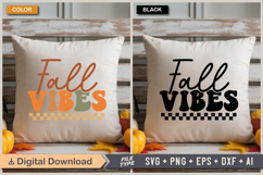 Fall Vibes SVG File | Fall Retro SVG Product Image 3