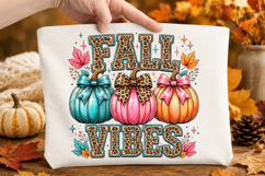 Fall Vibes PNG Coquette Autumn Product Image 1