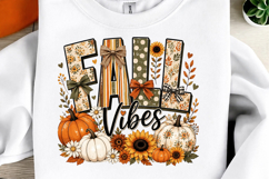 Fall Vibes PNG, Coquette Floral Pumpkin PNG Product Image 1