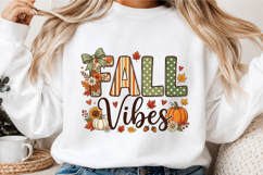 Fall Vibes PNG, Coquette Floral Pumpkin PNG Product Image 3