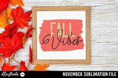 Fall Vibes Quote for Sublimation Printing