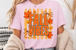 Fall Vibes Sublimation Design PNG Product Image 3