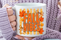 Fall Vibes Sublimation Design PNG Product Image 4