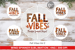 Fall Vibes Wind Spinner Product Image 1