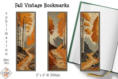 Fall Vintage Bookmark Designs Product Image 1