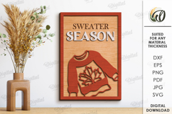Fall Wall Signs Bundle Laser Cut. Autumn Wall Decors SVG Product Image 12