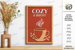 Fall Wall Signs Bundle Laser Cut. Autumn Wall Decors SVG Product Image 7