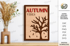 Fall Wall Signs Bundle Laser Cut. Autumn Wall Decors SVG Product Image 8